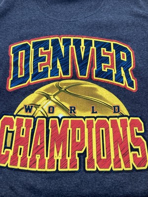 Denver (Nuggets) World Champions Basketball T-Shirts New 50/50 Sizes S-XXL
