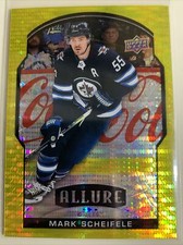 2020-21 UPPER DECK ALLURE HOCKEY YELLOW TAXI PARALLEL MARK SCHEIFELE Card #61
