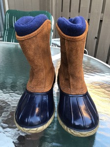 lacrosse slip on duck boots