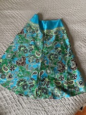 Boho Silk Midi Skirt