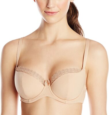 Cleo by Panache NUDE Juna Padded Balconnet Underwire Bra, US 38D, UK 38D