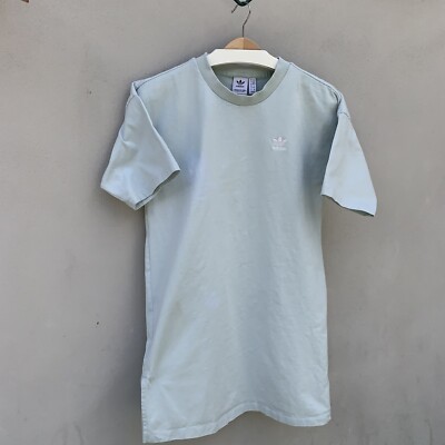 Adidas Dress Size XS Mint Green Loose Fit Soft Pastel Hits Mid