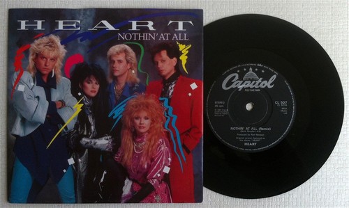 HEART 'Nothin' At All (Remix) / I've Got The Music In Me' 1985 UK 7", VERSION 2