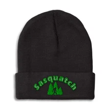 Beanies for Men Sasquatch Winter Hats for Women Acrylic Skull Cap 1 Size