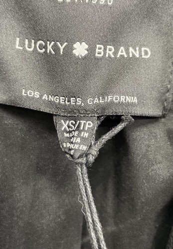 Lucky Brand Leather Moto Jacket Women’s Size Extra Small Retail $449.99 New - Picture 2 of 7