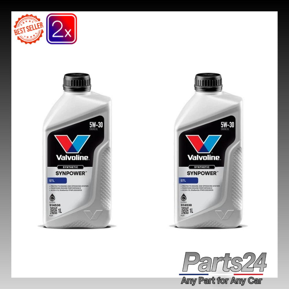 2x Valvoline Synpower STL 5W30 - 1 Litre