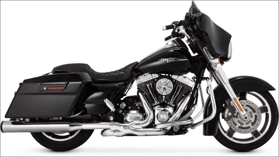 Vance & Hines Eliminator 400 Slip-On Exhaust CHROME 2006-16 Harley Street Glide - Image 4 of 4