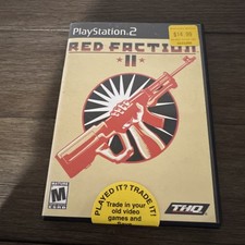 Red Faction II (Sony PS2, 2002) Complete In box CIB | Authentic | Tested/Working