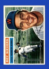 1956 Topps Set-Break # 75 Roy Sievers VG-VGEX (white back) (crease) *GMCARDS*