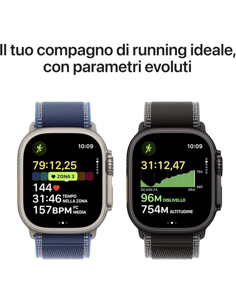 Apple Watch Ultra 3 - GPS + CELLULAR 49mm, Cassa In Titanio Nero, Medium - Immagine 4 di 4