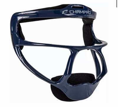 CHAMPRO Rampage Ultra Lightweight Softball Fielder Face Mask Adult Navy *NEW*