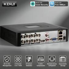 H.265 Security DVR 8CH Channel 1080p Recorder for CCTV Surveillance Camera