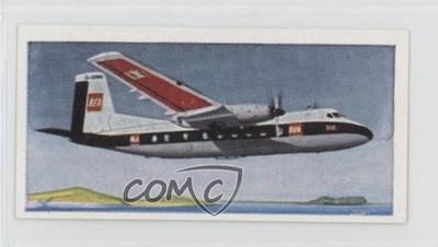 1961 Lyons Tea Wings Across the World Advertising Back Handley Page Herald n1u