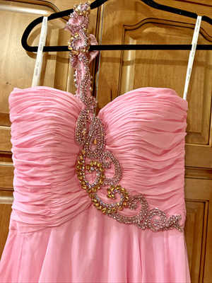 Sherri Hill Prom Pageant Gown Formal Dress Pink one shoulder rhinestones size 14 | eBay Sherri Hill Prom Pageant Gown Formal Dress Pink one shoulder rhinestones size 14 | eBay