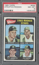 1965 Topps #526 Catfish Hunter RC - PSA NM-MT 8 - Athletics Yankees - VSCARDS