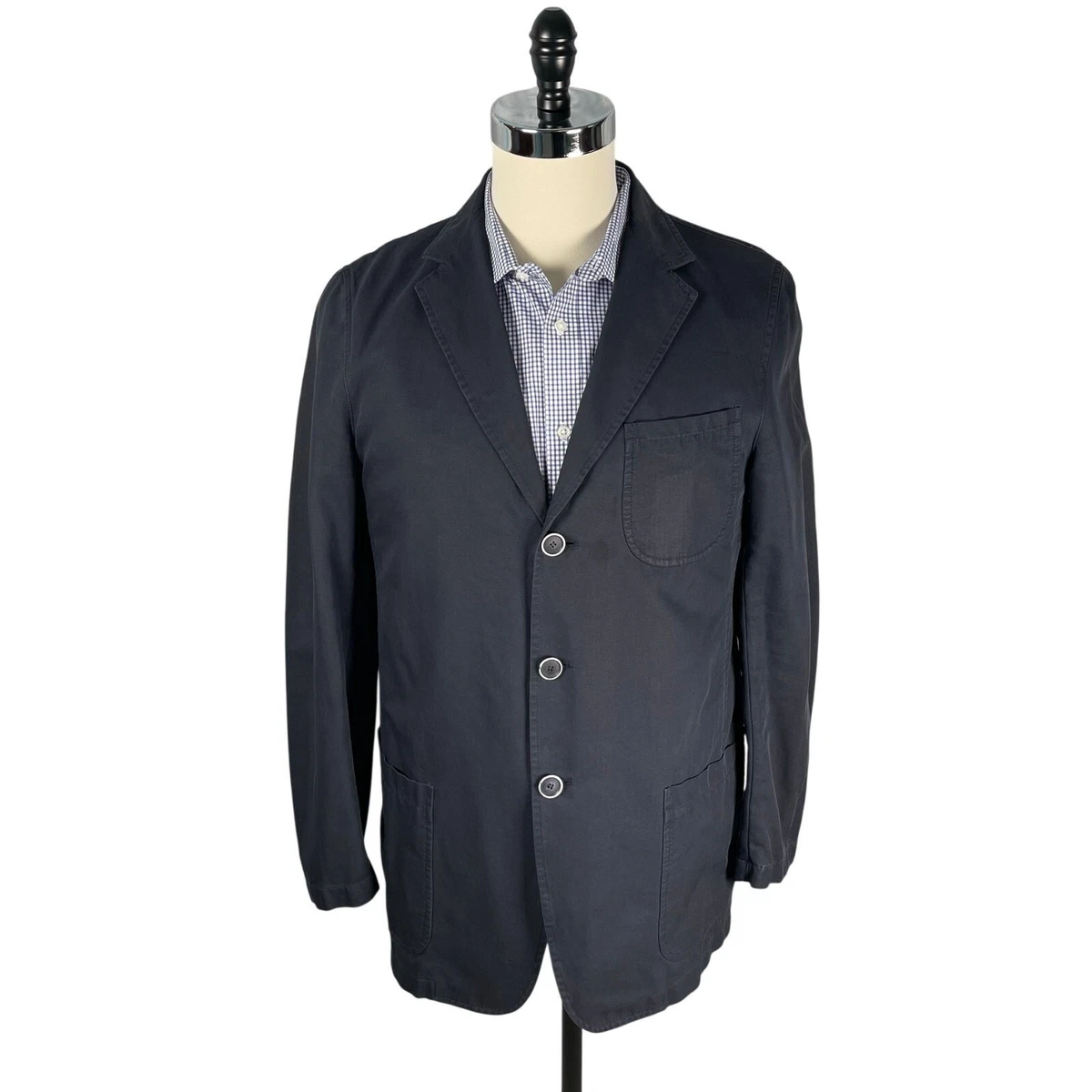 Blazer Barneys New York ANDRE Bleu Marine Rayé - Taille 6/40 - Laine