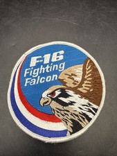 Tactical Morale Patch - F16 Fighting Falcon Patch - Hook Embroidered USA Patch