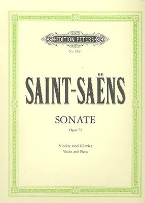 Sonata in D minor Op.75 | Camille Saint-Saens | Edition Peters Green Series