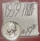 1959 Washington Silver Proof Quarter! ENN Coins