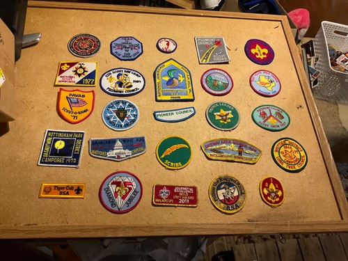 Lot 2 Of 25 Boy Scouts Scouting Sew On Patches 1970 s - Present
