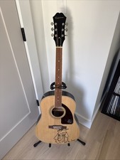 Dave Matthews DMB Signed Sketch Epiphone Guitar Beckett LOA