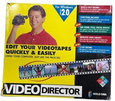 Video Director Software - 3.5 Floppy Disc Install - Req: Windows 3.1 Vintage 