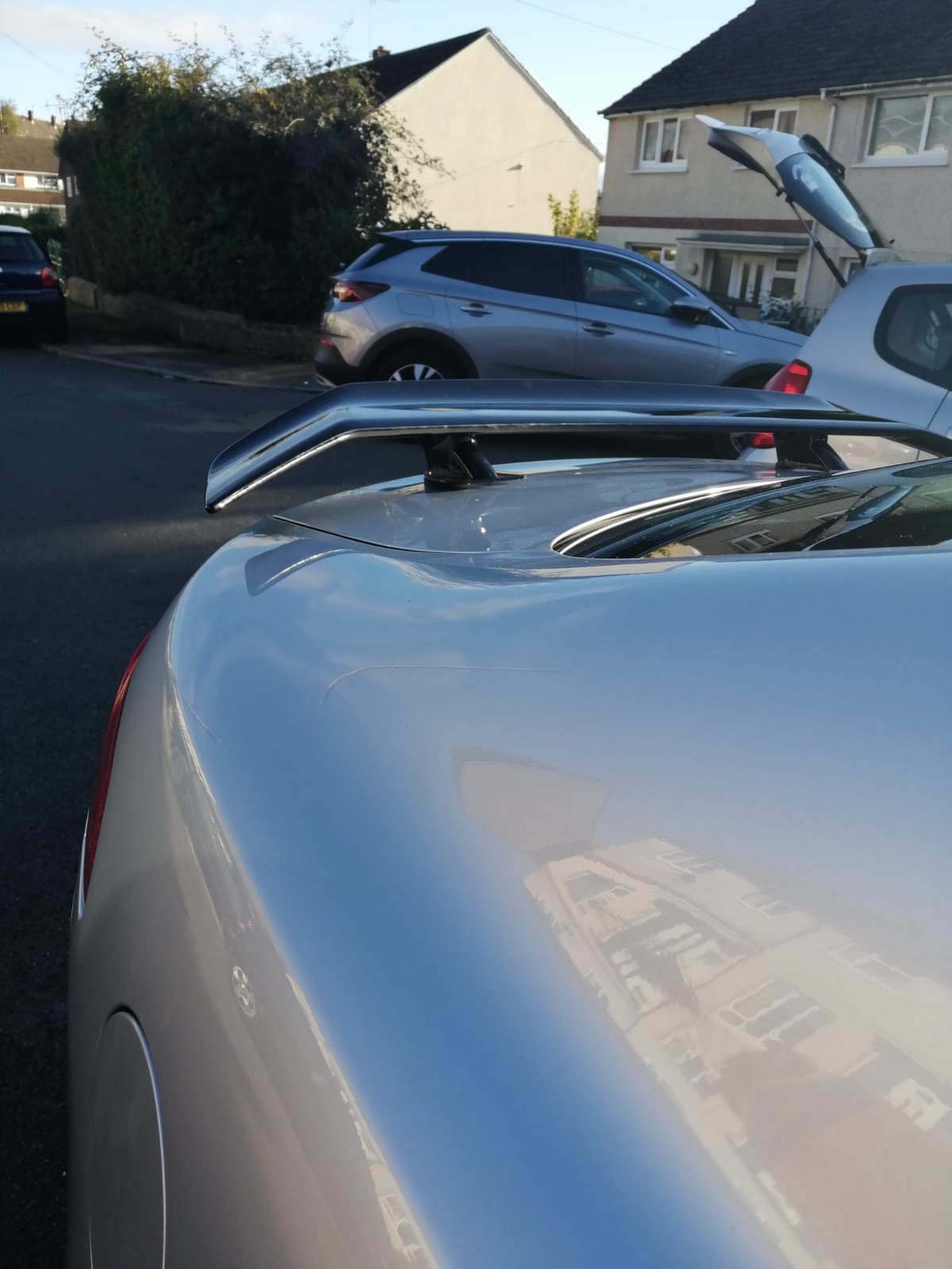 Gloss Black Rear Trunk Spoiler Lip Roof Tail Wing For Ferrari 360 Modena