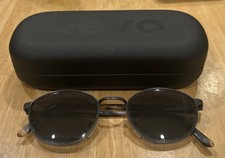 REVO Italy 1208/001 Sunglasses, Pewter  tortoise shell frame w/ Revo case