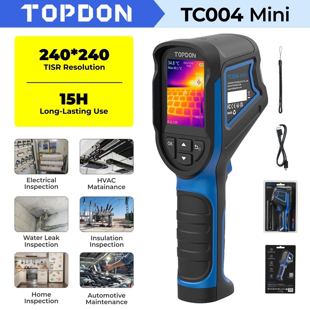 TOPDON TC004 Mini Portable Thermal Imaging Infrared Imager