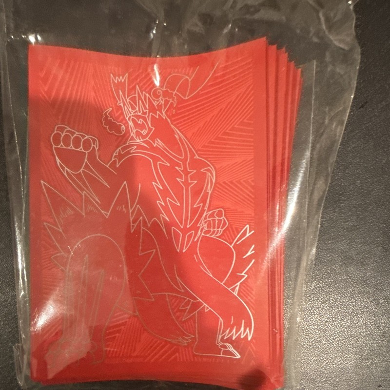 51 count Pokémon TCG Incineroar Premium Card Sleeves Standard Red