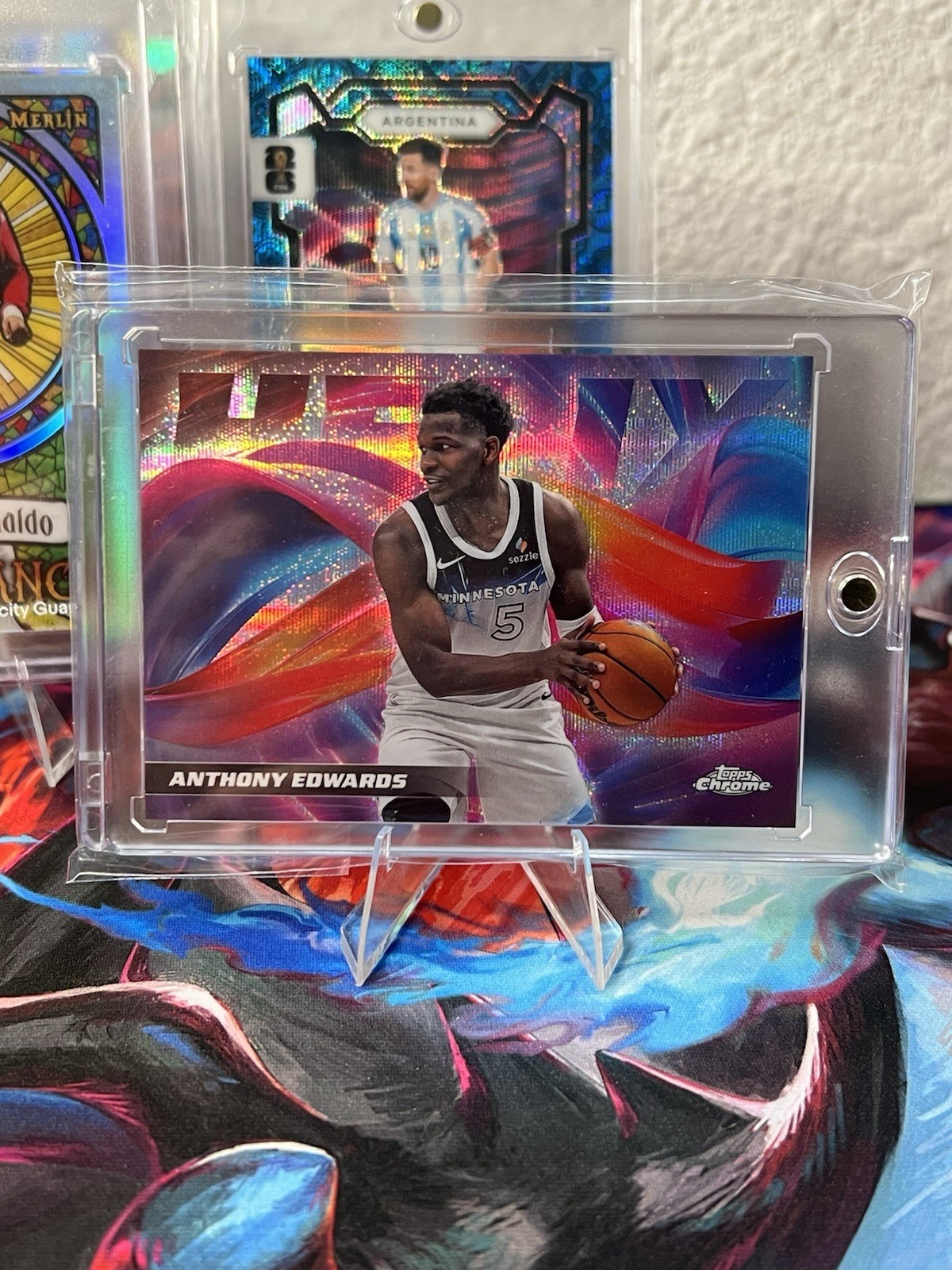 2025-26 Topps Chrome - Helix Anthony Edwards #H-2