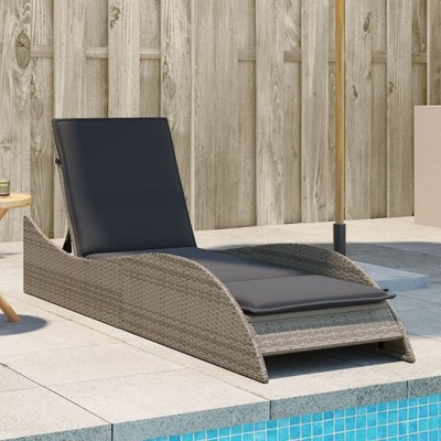Sonnenliege Gartenliege Liegestuhl Relaxliege Strandliege Doppelliege Polyrattan