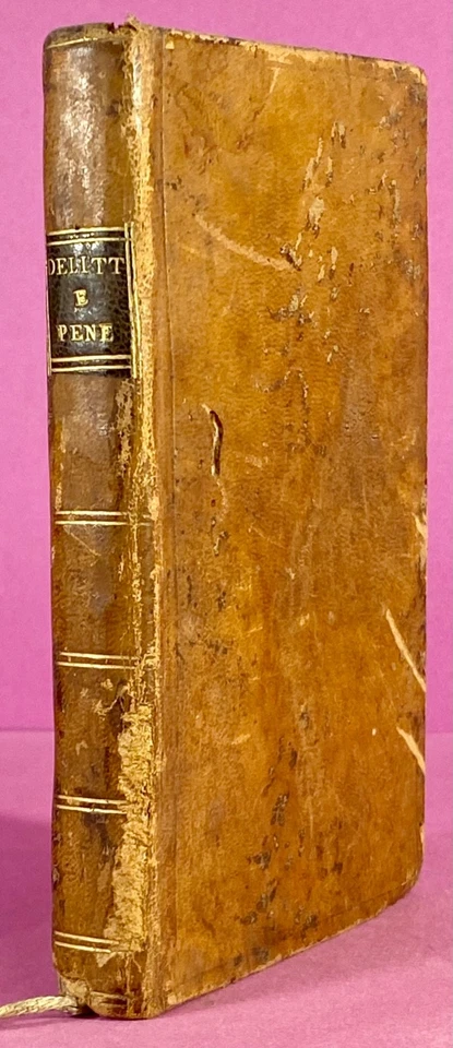 Cesare BECCARIA - Dei Delitti e Delle Pene - 1780 - ABE - Photo 2/4