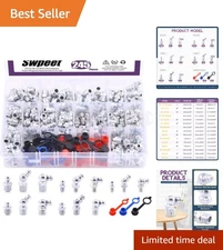 Comprehensive Grease Nipple Fittings Kit - 246 Pieces, Oil Fitting Caps Included