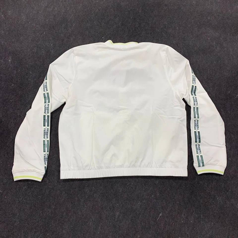 LACOSTE Recycled Fiber Ultra Dry Tennis Jacket Women's Size 44 White  - Image 2 of 4