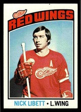 1976-77 Topps Nick Libett #171 - Detroit Red Wings