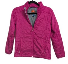 Columbia Omni-Heat Mighty Lite Pink Puffer Winter Jacket Youth Size M 0537