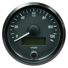 VDO SingleViu 80mm 3-1/8" Speedometer - 140MPH