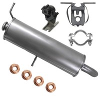 Endtopf Auspuff FüR Citroen C4 1 I 1.6 HDI 2.0 HDI Coupe, FließHeck 04-08 Polmo
