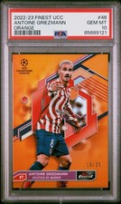 PSA 10: 2022-23 Topps Finest UEFA CC #46 Orange - Antoine Griezmann /25