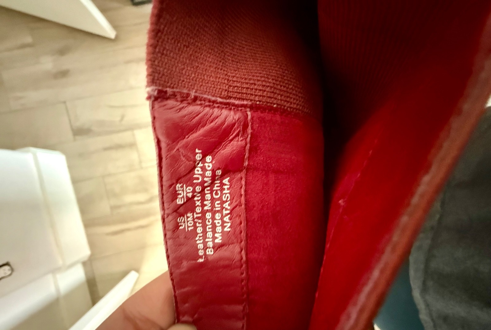 Same Edelman Natasha red knee-high boot - image 4