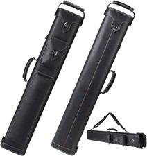 Hard 3x5 Pool Cue Case 8 Hole Billiard Cue Holder 3 Butts 5 Shafts for Travel