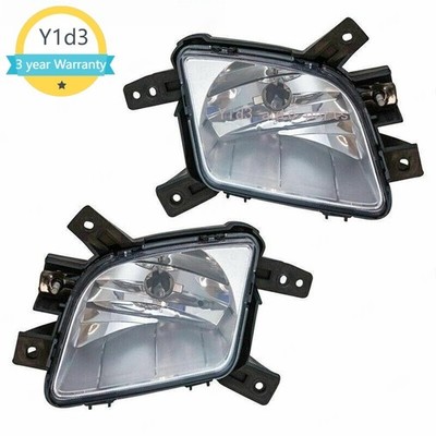 For Kia Sportage SUV 2011-2013 Front Bumper Fog Lamps Driving Light Clear Pair