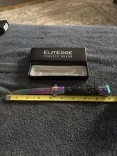 9" Classic Italian Stiletto Tactical Folding Open Spring Assisted Pocket Knife