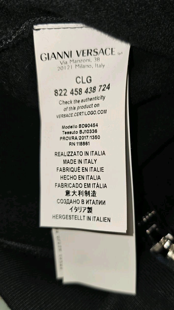 Versace Versus Graphic Sweatshirt Dress Size Small thumbnail 10