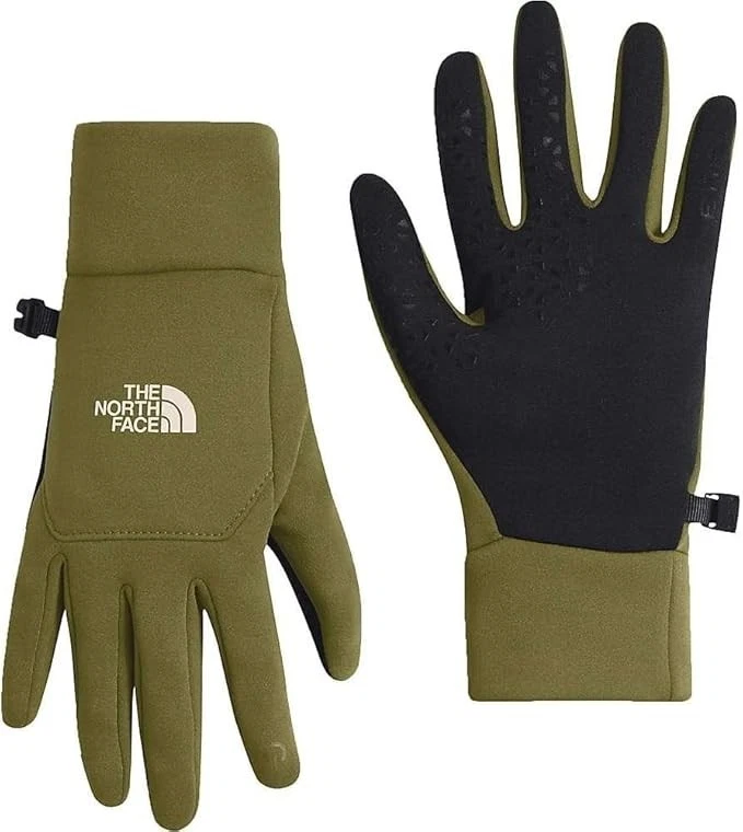 The North Face Women's Etip Gloves Burnt Olive Green Size LARGE