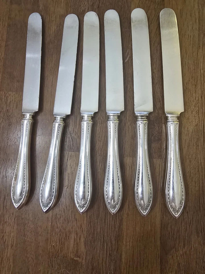 Juego de 6 cuchillos Onieda Community Sheraton Butter Place de colección Foto 2 de 3