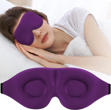 Sleep Mask for Side Sleeper, Light Blocking Sleeping Eye Mask for Women Men, 3D