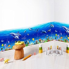 3Under The Sea World Nature Scenery Removeable Artecals Ocean Animals D