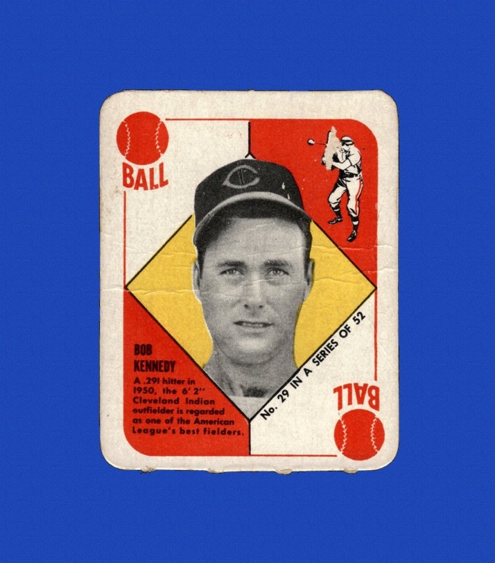 1951 Topps Red Backs Set-Break # 29 Bob Kennedy LOW GRADE (filler) *GMCARDS*